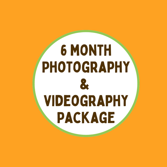 Six Month Photography & Videography Package (Save $300)